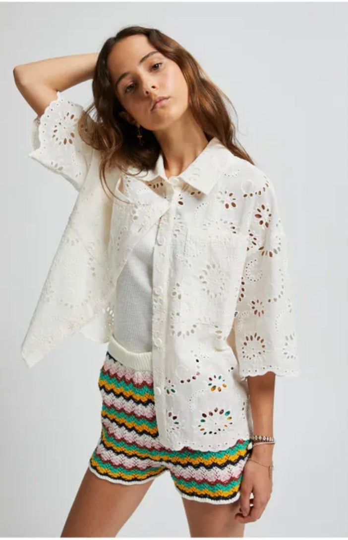 Chemise broderie anglaise Indee