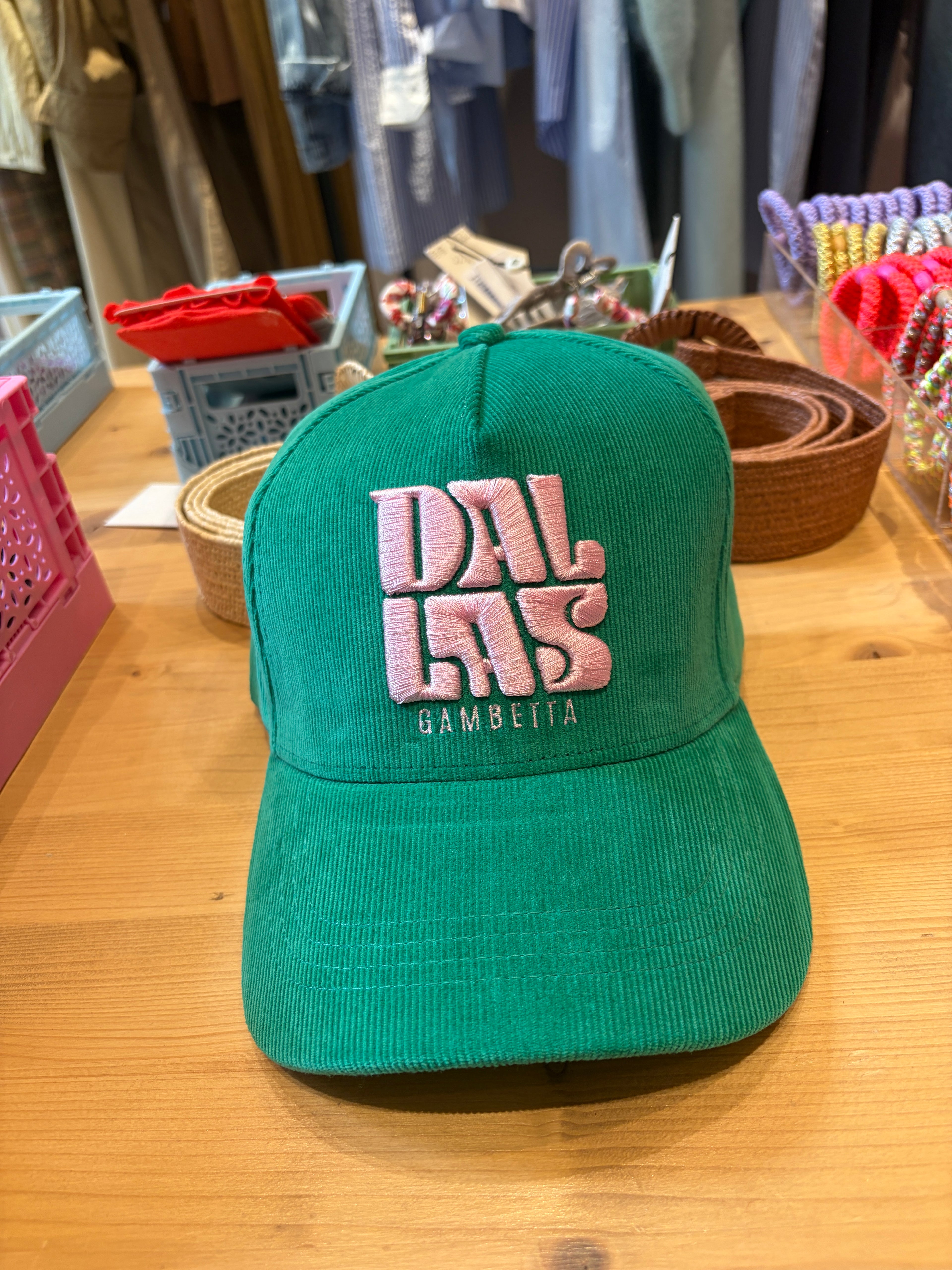 Casquette Dallas Velours 💚