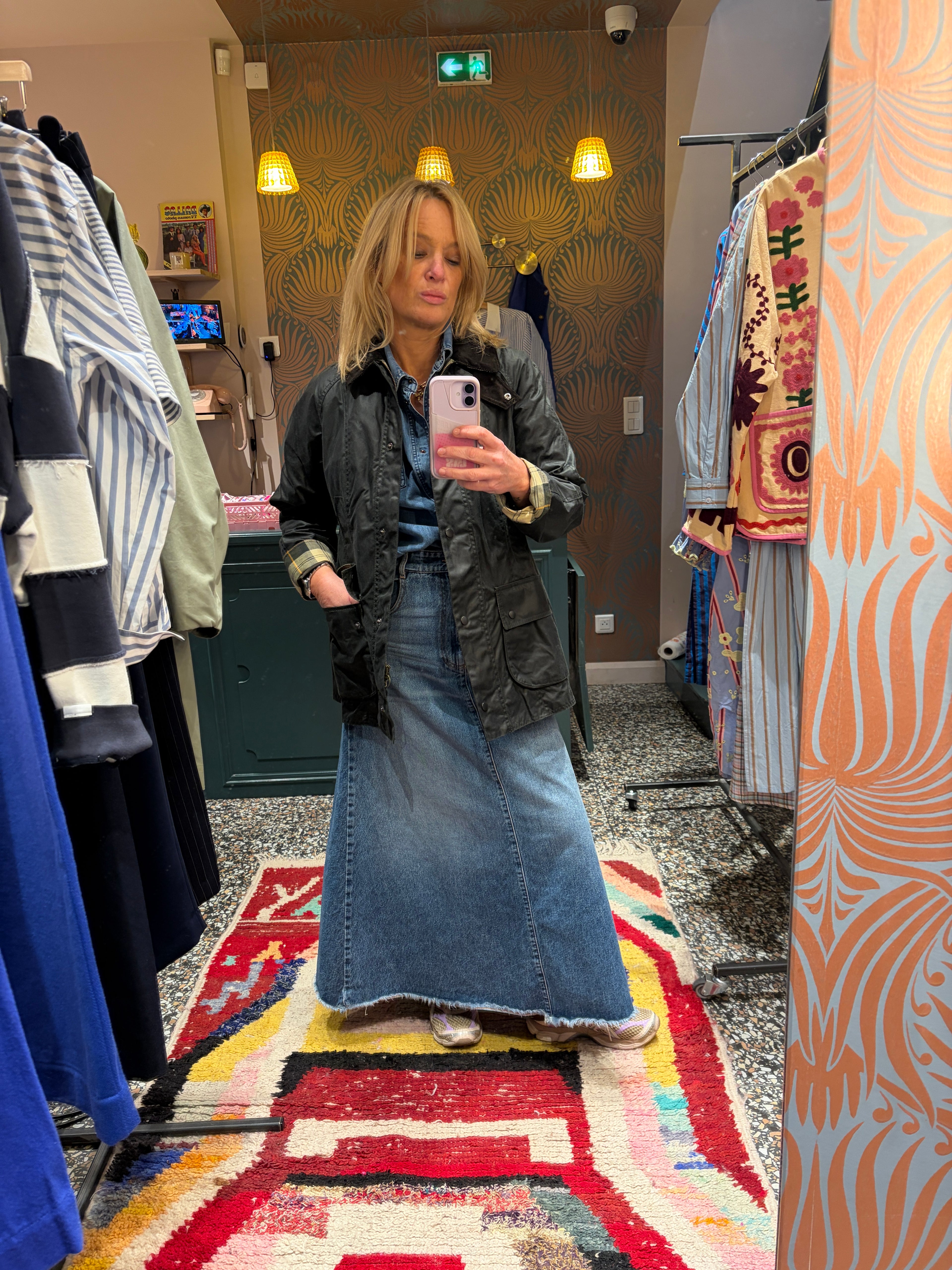 Beadnell Wax Jacket Sage Barbour