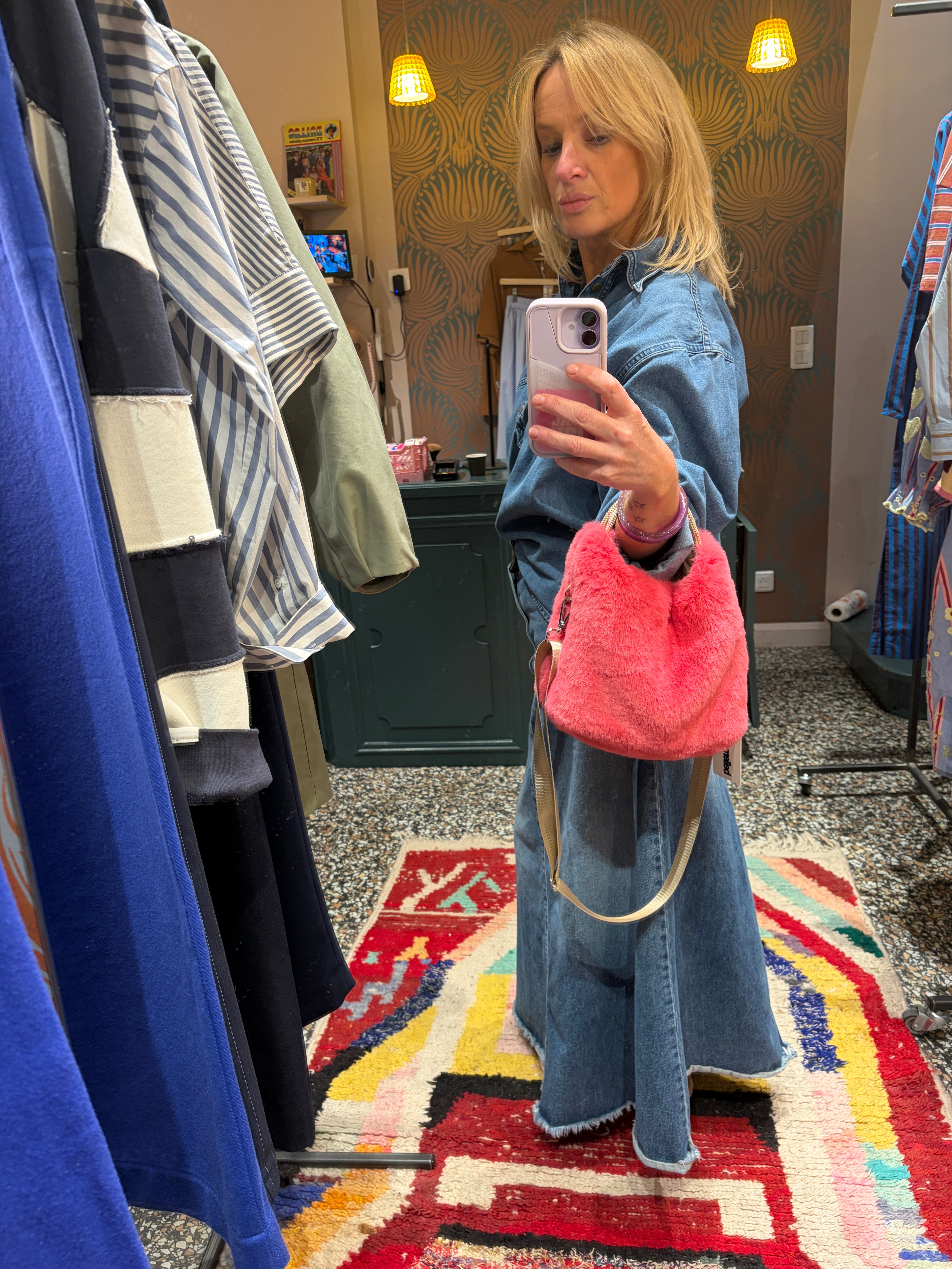 Sac en fausse fourrure Bellerose