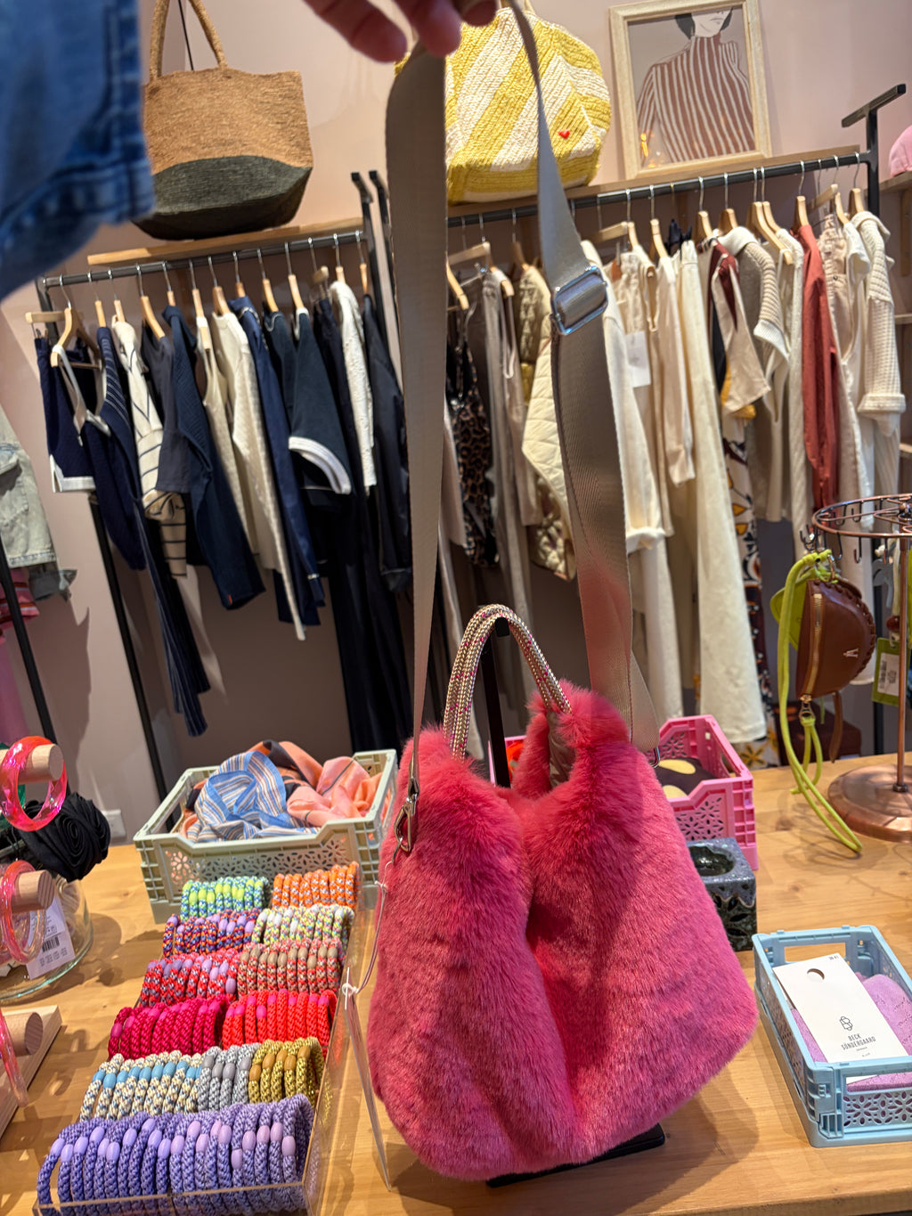 Sac en fausse fourrure Bellerose